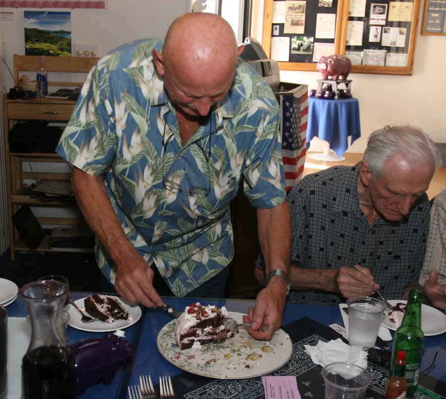 Celebrating at Newport Harbor with friends 10/6/2013