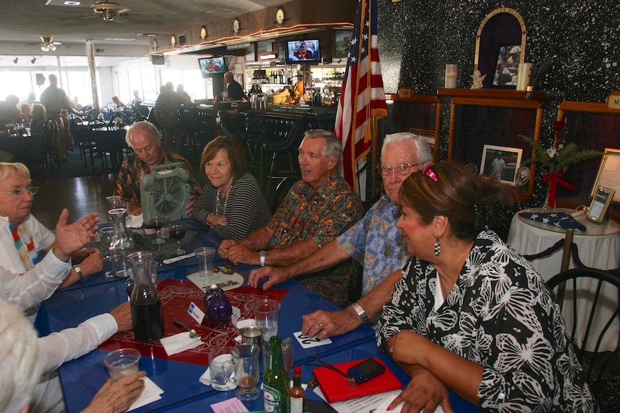 Celebrating at Newport Harbor with friends 10/6/2013