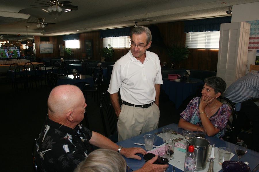 Celebrating at Newport Harbor with friends 10/6/2013