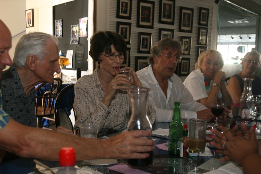 Celebrating at Newport Harbor with friends 10/6/2013