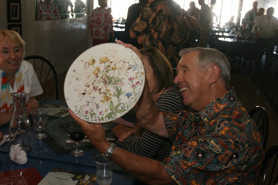 Celebrating at Newport Harbor with friends 10/6/2013