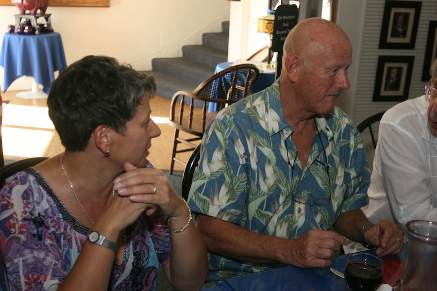 Celebrating at Newport Harbor with friends 10/6/2013