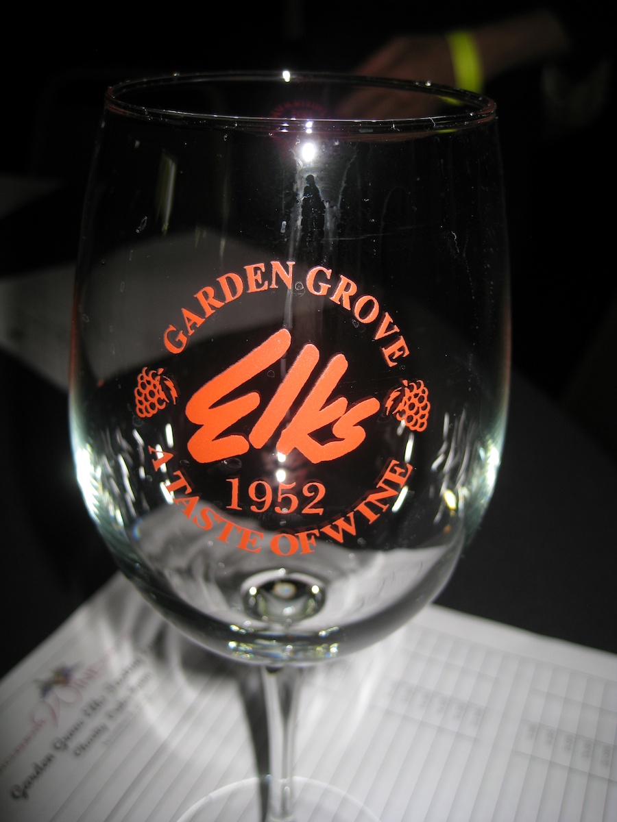 Wine tasting with friends at the Garden Grove Elks Lodge 11/3/2013