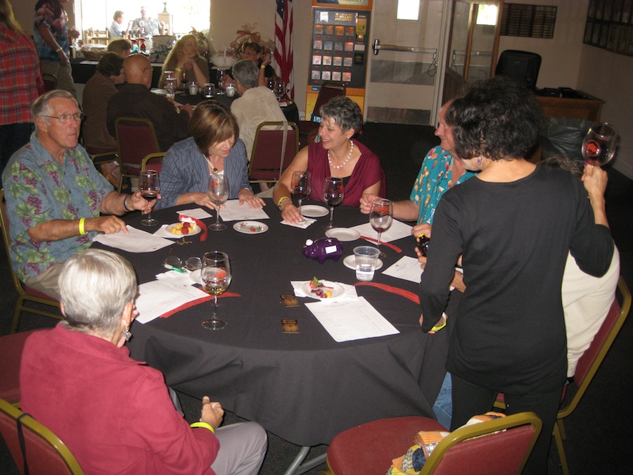 Wine tasting with friends at the Garden Grove Elks Lodge 11/3/2013