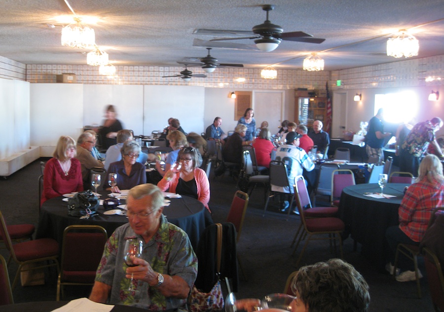 Wine tasting with friends at the Garden Grove Elks Lodge 11/3/2013