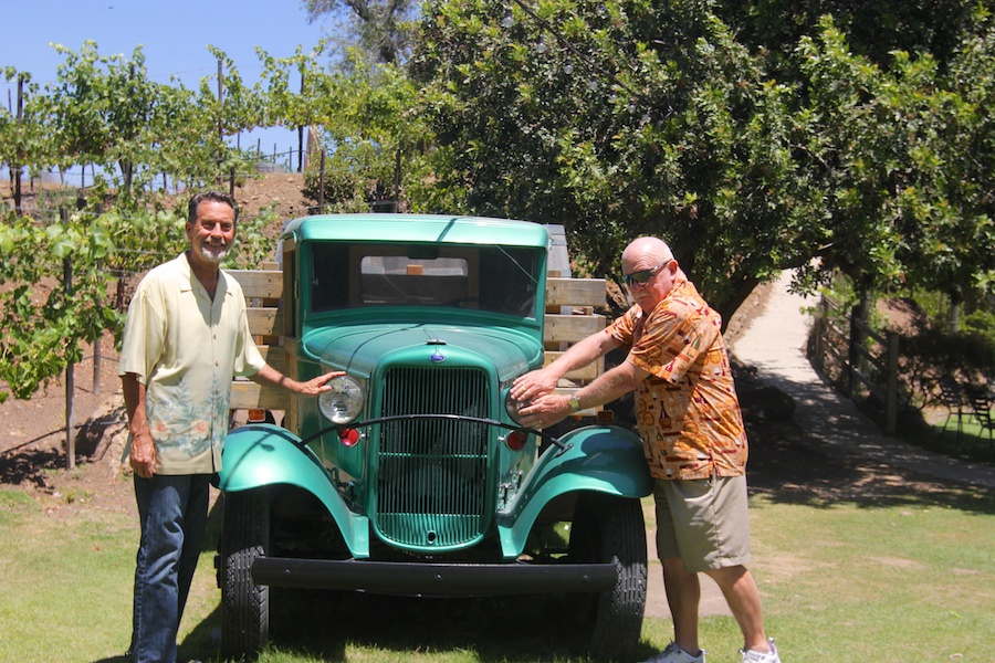 Wine tasting in Malibu mountains June 2014