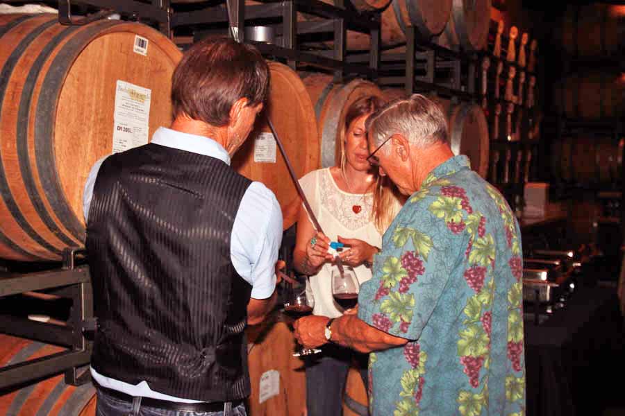 September wine blending at Laguna Canyon Winery
