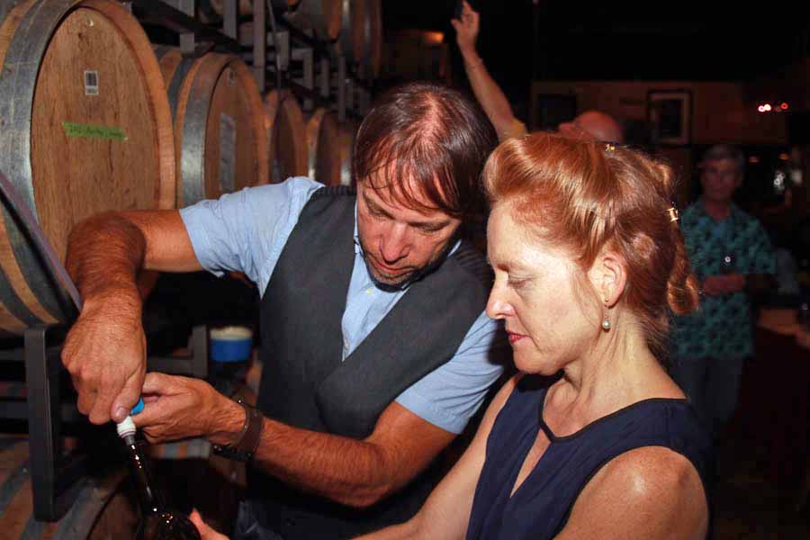 September wine blending at Laguna Canyon Winery