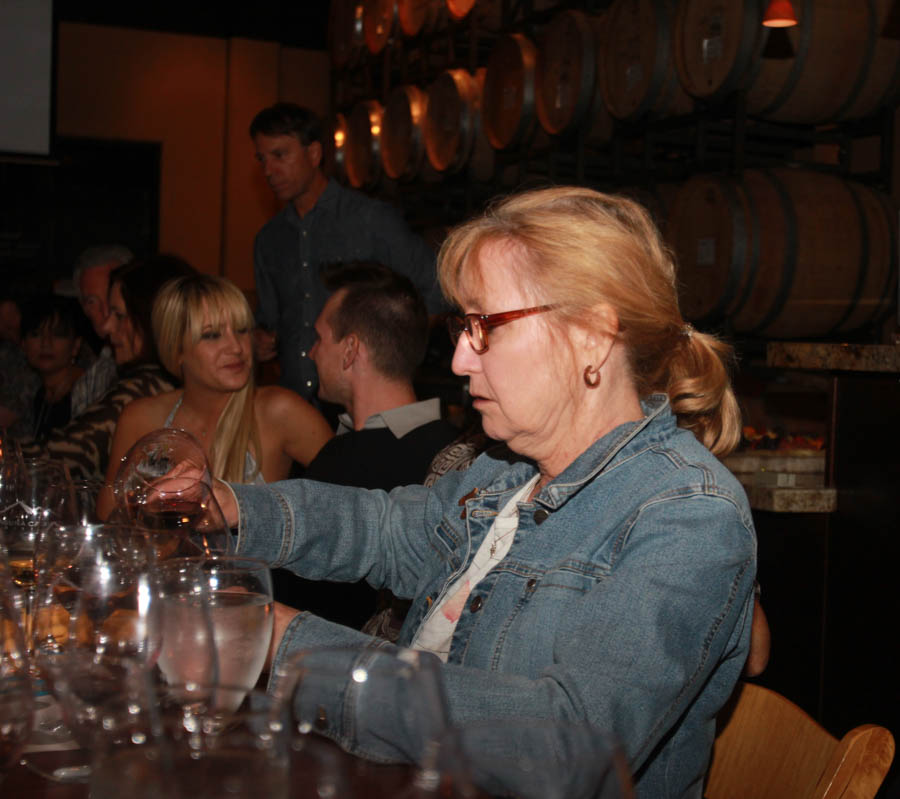 Blending wines at Laguna Canyon Winery April 18th 2015