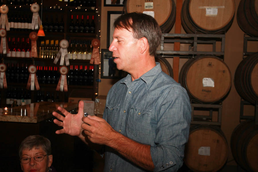 Blending wines at Laguna Canyon Winery April 18th 2015