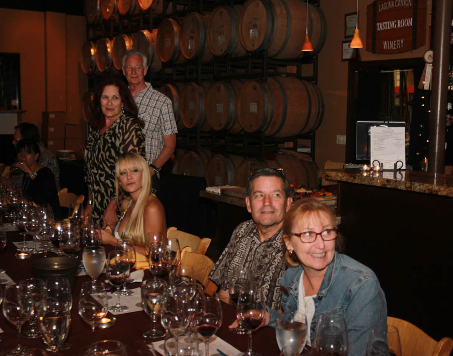 Blending wines at Laguna Canyon Winery April 18th 2015