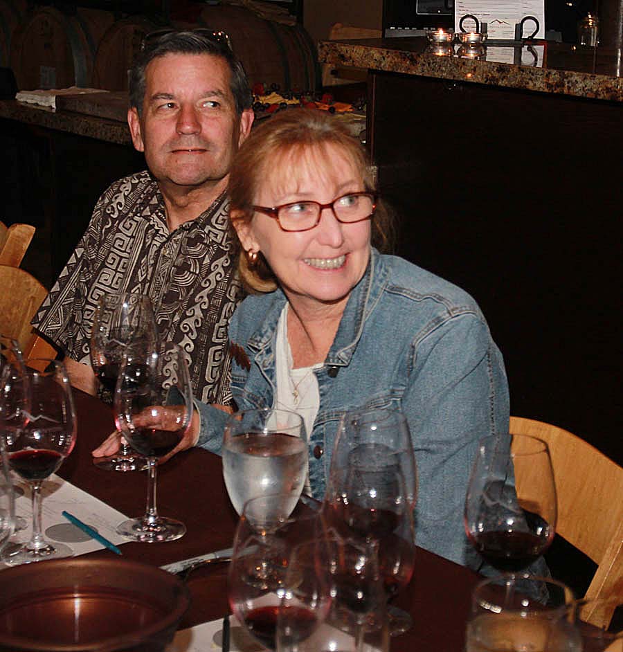 Blending wines at Laguna Canyon Winery April 18th 2015