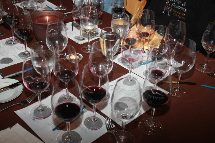 Blending wines at Laguna Canyon Winery April 18th 2015