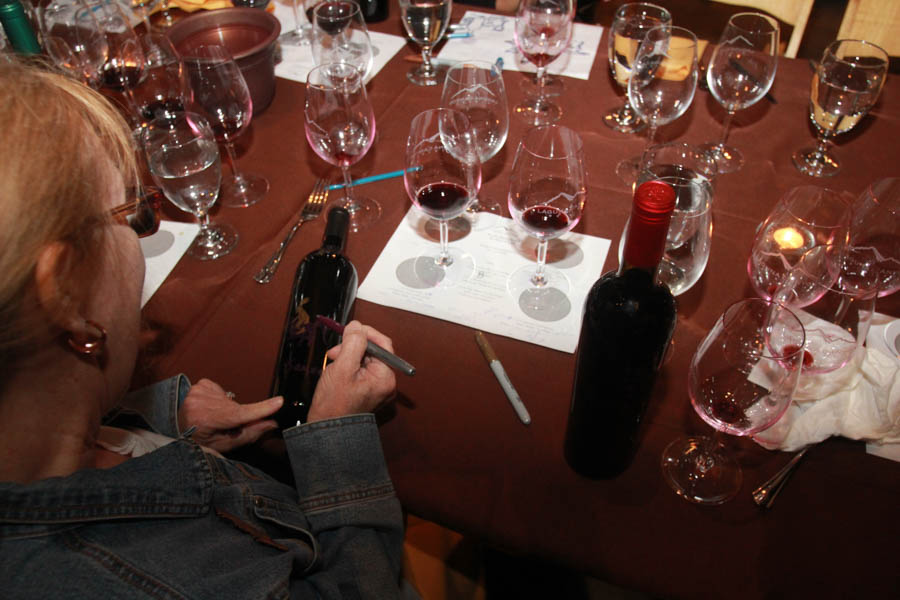 Wine blending at Laguna Canyon Winery April 18th 2015