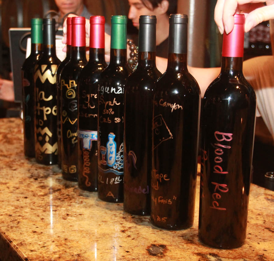 Wine blending at Laguna Canyon Winery April 18th 2015