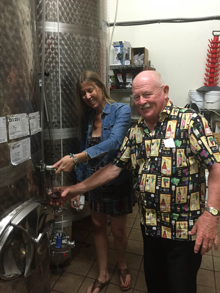 Wine blending at Laguna Canyon Winery April 18th 2015