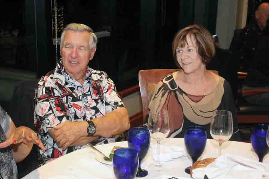 Celebrating Will's birthday at the November 2015 Old Ranch Dinner Dance