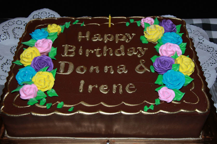 August birthday;'s at the Phoenix Club with Donna and Irene