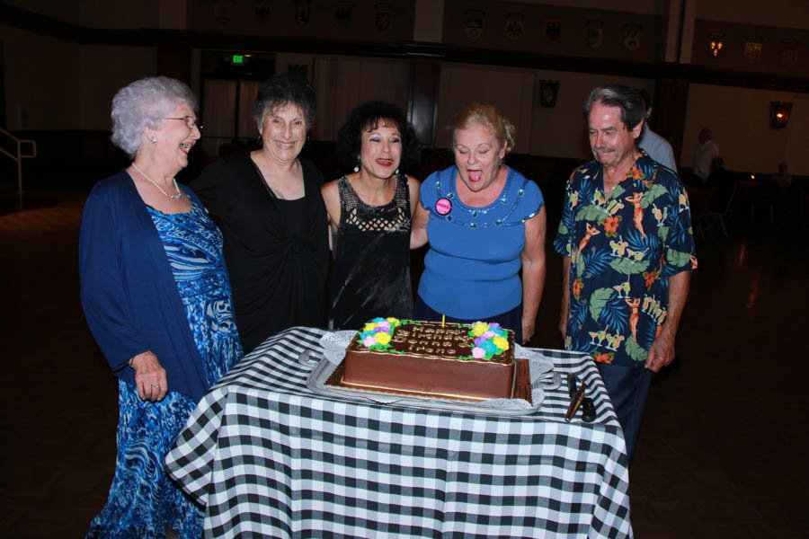 August birthday;'s at the Phoenix Club with Donna and Irene