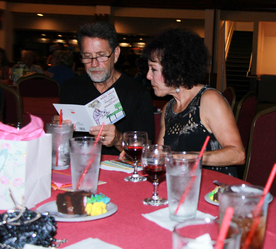 August birthday;'s at the Phoenix Club with Donna and Irene