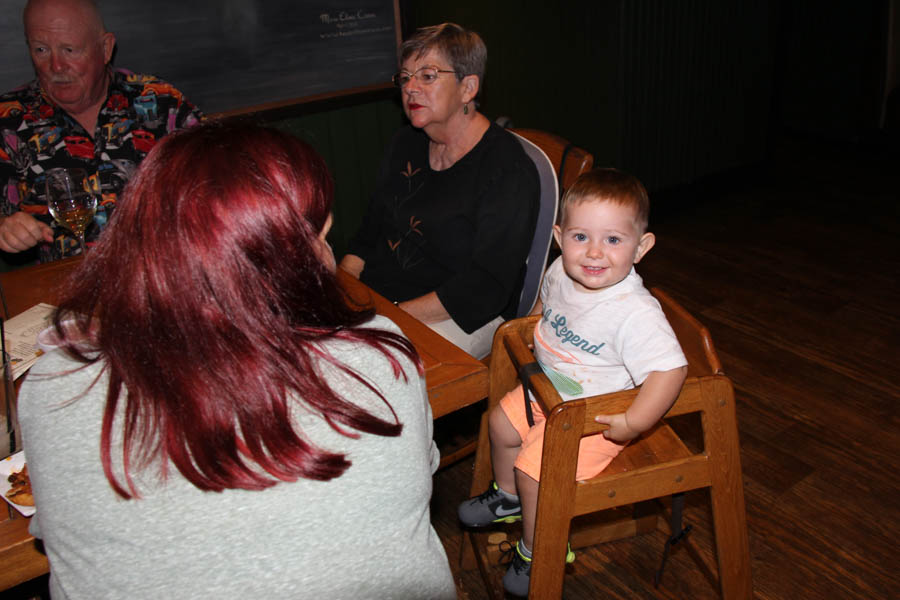 Saying goodbye to Colleen and Calhan at Malarkey's 09/19/2016