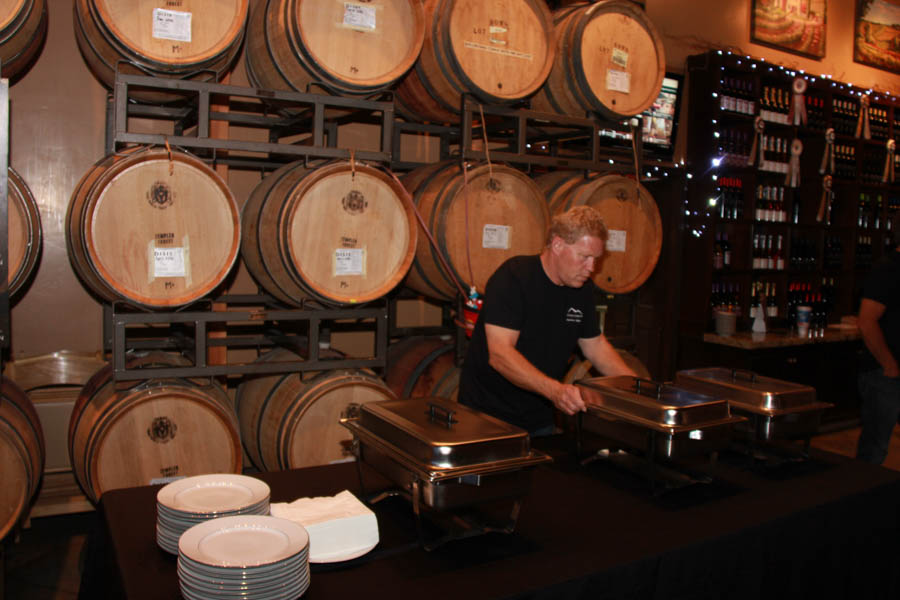 Wine blending at Laguna Canyon Winery