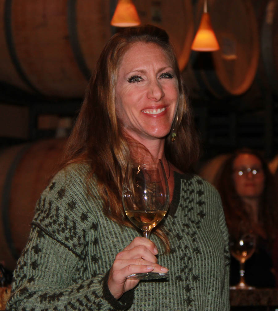 Wine blending at Laguna Canyon Winery