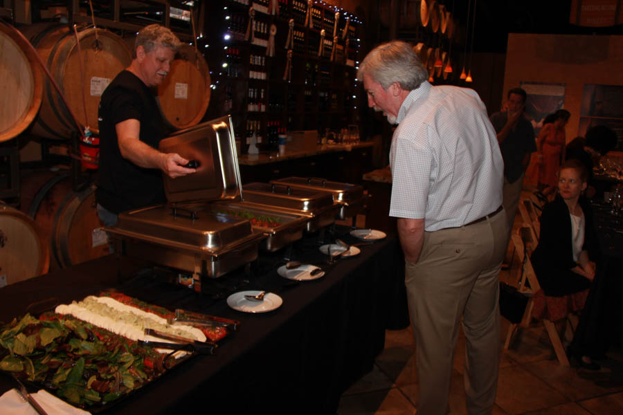 Wine blending at Laguna Canyon Winery