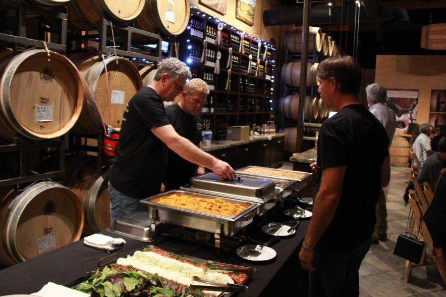 Wine blending at Laguna Canyon Winery