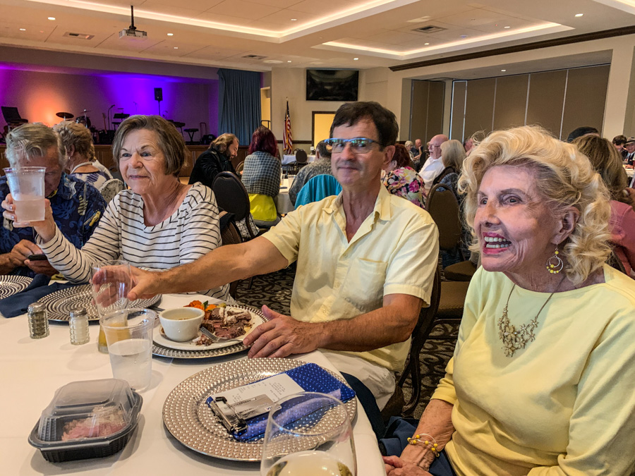 Celebrating birthdays at the Santa Ana Elks Lodge 7/28/2019