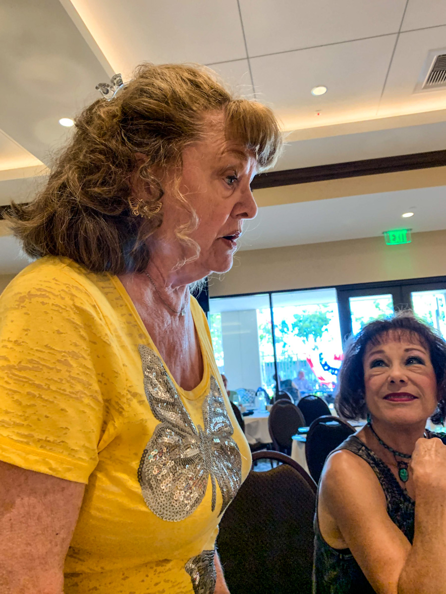 Celebrating birthdays at the Santa Ana Elks Lodge 7/28/2019