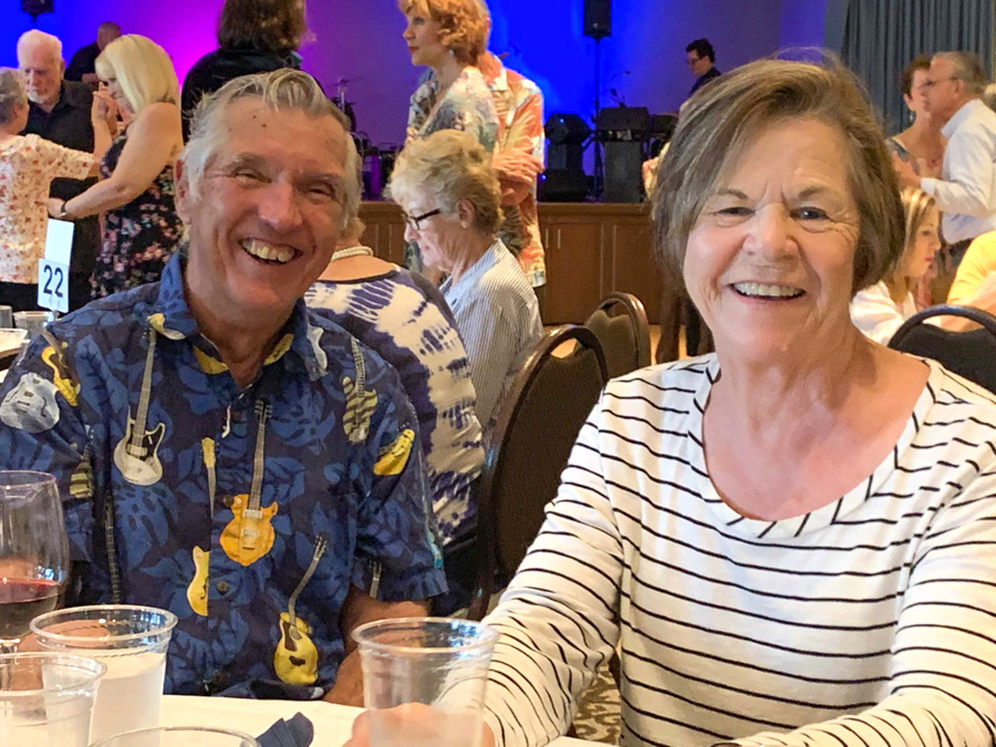 Celebrating birthdays at the Santa Ana Elks Lodge 7/28/2019