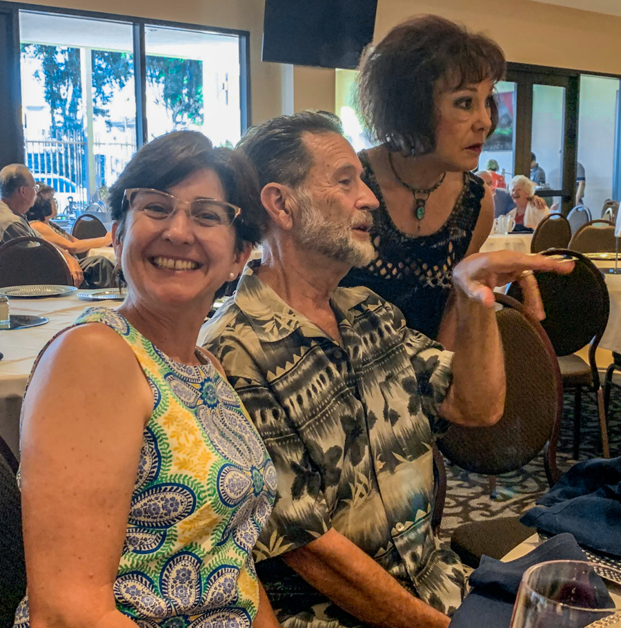 Celebrating birthdays at the Santa Ana Elks Lodge 7/28/2019