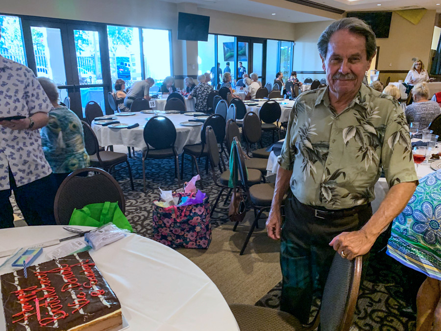 Celebrating birthdays at the Santa Ana Elks Lodge 7/28/2019