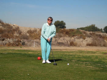 Sue At Golf