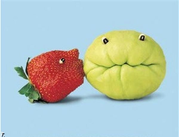 Funny fruits and vegetables