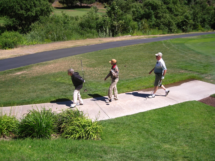 Time for golf with the Hencke's