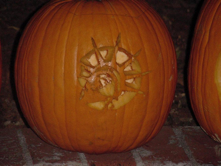 Halloween 2001 Pumpkin Carving