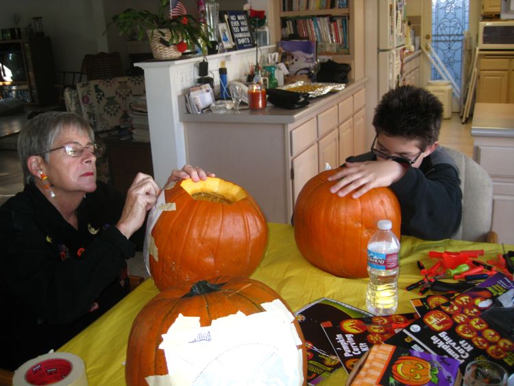 Halloween Pumpkin Carving  October 2010