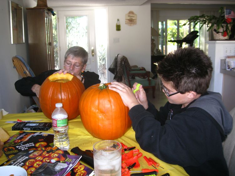 Halloween Pumpkin Carving  October 2010