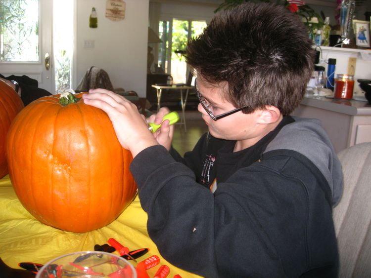 Halloween Pumpkin Carving  October 2010