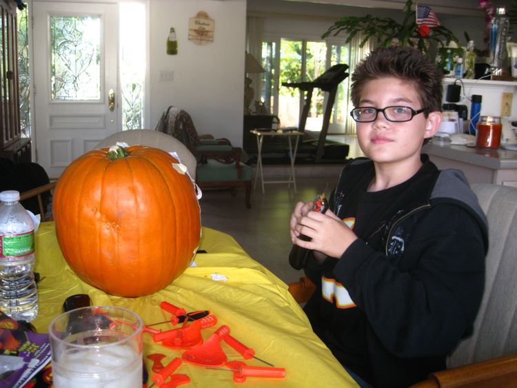 Halloween Pumpkin Carving  October 2010