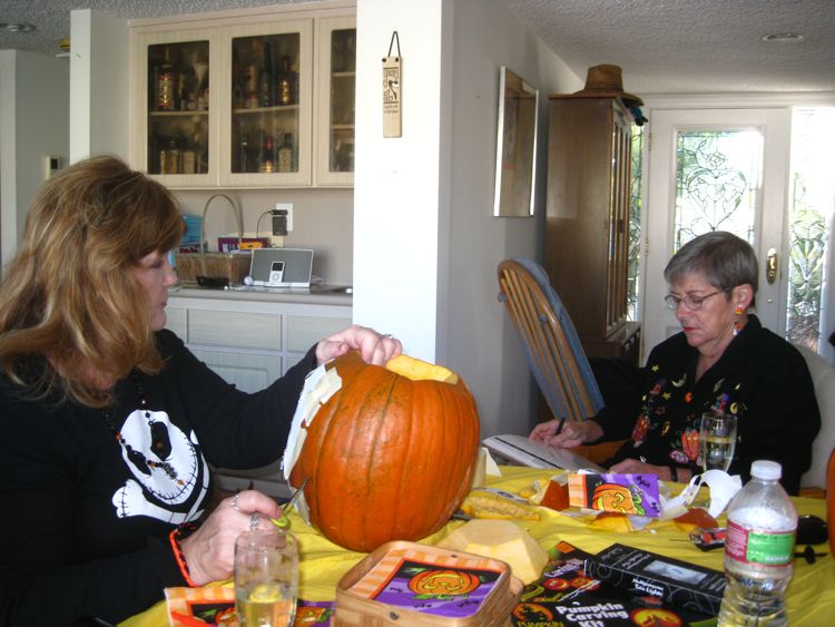 Halloween Pumpkin Carving  October 2010