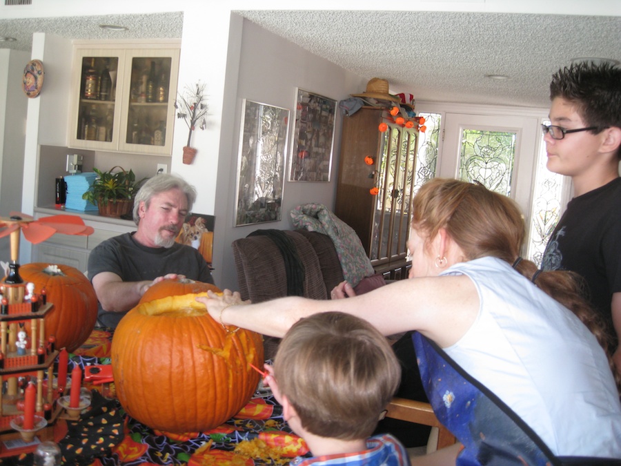 Pumpkin carving 2012