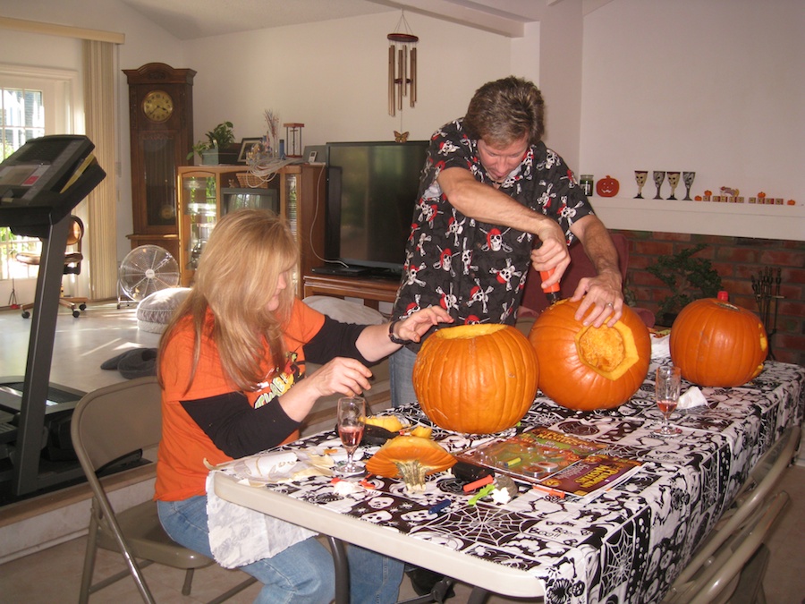 Pumpkin carving 2012