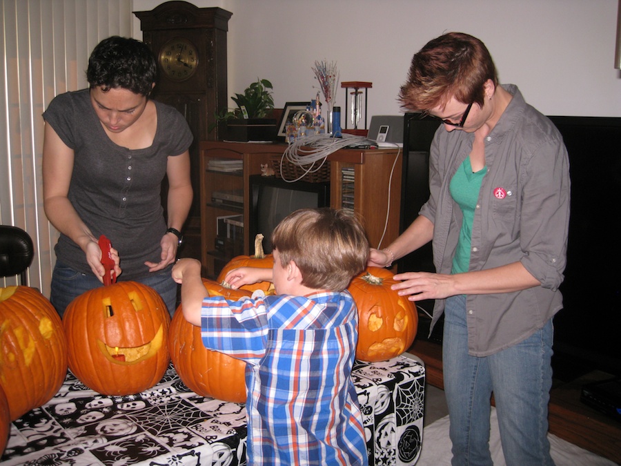 Pumpkin carving 2012