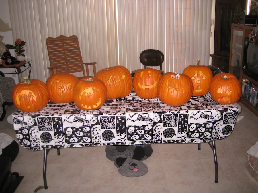 Pumpkin carving 2012