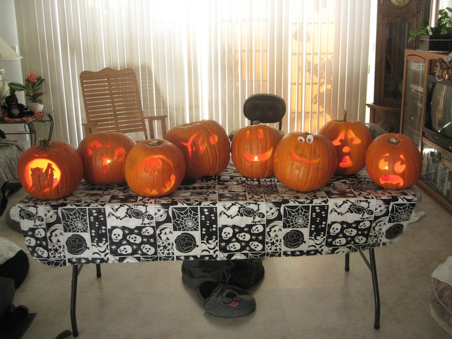 Pumpkin carving 2012