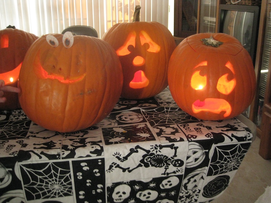 Pumpkin carving 2012