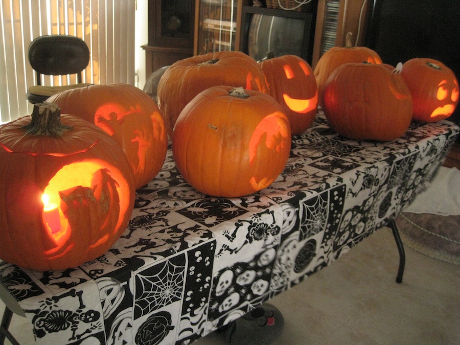 Pumpkin carving 2012